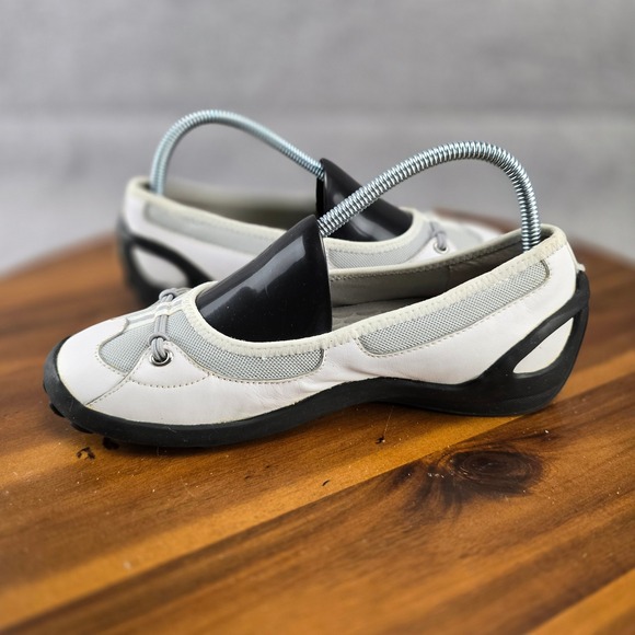 Privo White Leather Slip On Casual Comfort Balletcore Flats Shoes 7.5 M - Picture 9 of 15